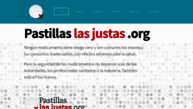 What Pastillaslasjustas.org website looked like in 2019 (4 years ago)
