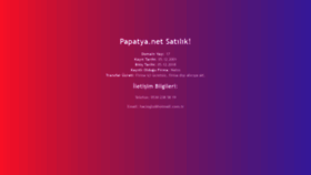 What Papatya.net website looked like in 2019 (4 years ago)