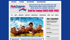 What Pinkdolphinpoolcare.com website looked like in 2019 (4 years ago)