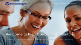 What Plan2succeedconsulting.com website looked like in 2019 (4 years ago)