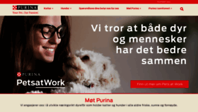 What Purina.no website looked like in 2019 (4 years ago)