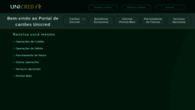 What Portalunicred.com.br website looked like in 2019 (4 years ago)