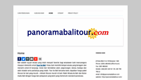 What Panoramabalitour.com website looked like in 2019 (4 years ago)