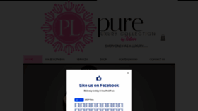 What Pureluxurybeautystudio.com website looked like in 2019 (4 years ago)