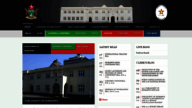 What Parlzim.gov.zw website looked like in 2019 (4 years ago)