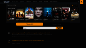 What Peliculalatinoonline.com website looked like in 2019 (4 years ago)