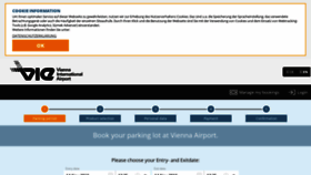 What Parking.viennaairport.com website looked like in 2019 (4 years ago)