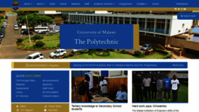 What Poly.ac.mw website looked like in 2019 (4 years ago)