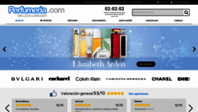 What Perfumeria.com website looked like in 2019 (4 years ago)