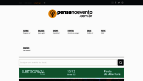 What Pensanoevento.com.br website looked like in 2019 (4 years ago)