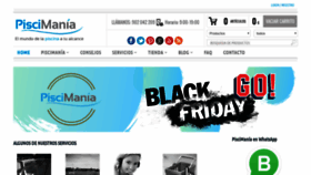 What Piscimania.com website looked like in 2019 (6 years ago)