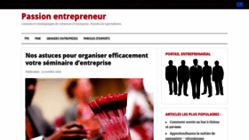 What Passion-entrepreneur.com website looked like in 2019 (4 years ago)