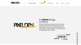 What Pixelden.co.za website looked like in 2019 (4 years ago)