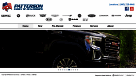 What Pattersonauto.com website looked like in 2019 (4 years ago)