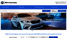 What Parts.bmwofsouthatlanta.com website looked like in 2019 (4 years ago)