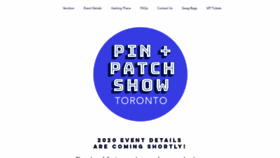 What Pinandpatchshow.com website looked like in 2019 (4 years ago)