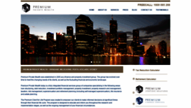 What Premiumprivatewealth.com.au website looked like in 2019 (4 years ago)