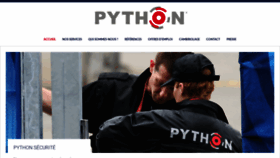 What Python-securite.ch website looked like in 2019 (4 years ago)