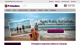 What Printadera.es website looked like in 2019 (4 years ago)