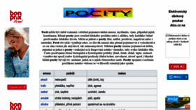What Pocity.cz website looked like in 2019 (4 years ago)