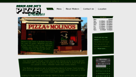 What Pizzabymolinos.com website looked like in 2019 (4 years ago)