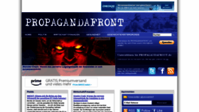 What Propagandafront.de website looked like in 2019 (4 years ago)