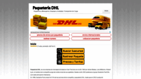 What Paqueteriadhl.com.mx website looked like in 2019 (4 years ago)
