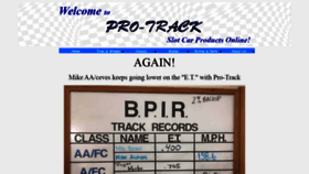 What Protrackcorp.com website looked like in 2019 (4 years ago)