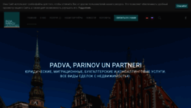 What Padva.lv website looked like in 2019 (4 years ago)
