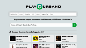 What Playurbano.com website looked like in 2019 (4 years ago)