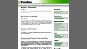 What Plandora.org website looked like in 2019 (4 years ago)