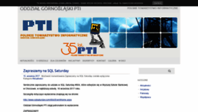 What Pti.katowice.pl website looked like in 2019 (4 years ago)