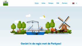 What Parkpas.nl website looked like in 2019 (4 years ago)