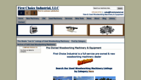 What Preownedwoodworkingmachinery.com website looked like in 2019 (4 years ago)