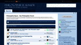What Philosophie-raum.de website looked like in 2019 (4 years ago)