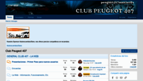 What Peugeot407maniacos.es website looked like in 2019 (4 years ago)