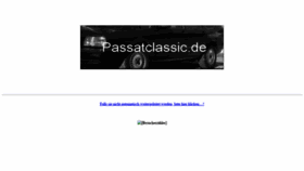 What Passatclassic.de website looked like in 2019 (4 years ago)