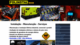 What Polinstal.com.br website looked like in 2019 (4 years ago)