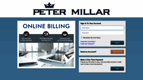 What Petermillar.billtrust.com website looked like in 2019 (4 years ago)