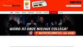 What Prinsauto.nl website looked like in 2019 (4 years ago)