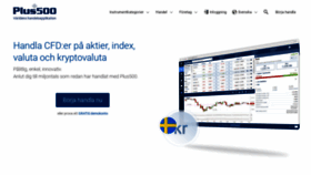 What Plus500.se website looked like in 2019 (4 years ago)