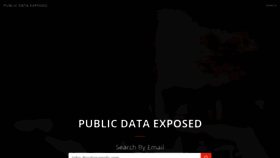 What Public-data.exposed website looked like in 2019 (4 years ago)