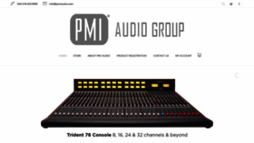 What Pmiaudio.com website looked like in 2019 (4 years ago)