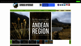 What Parquesnacionales.gov.co website looked like in 2019 (4 years ago)