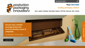 What Productionpackaging.com.au website looked like in 2019 (4 years ago)