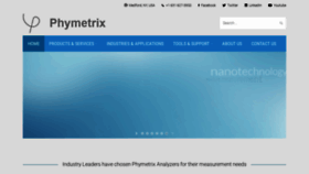 What Phymetrix.com website looked like in 2019 (4 years ago)
