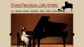 What Precisionpianoservices.net website looked like in 2019 (4 years ago)