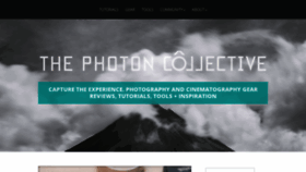What Photoncollective.com website looked like in 2019 (4 years ago)