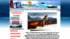 What Phuket-trips.com website looked like in 2019 (4 years ago)