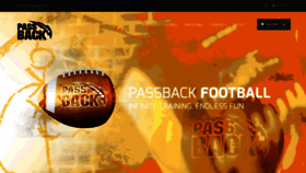 What Passbacksports.com website looked like in 2019 (4 years ago)